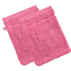 BecquetLot de 2 gants unis coton - Rose