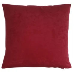 BecquetLot de 2 housses coussin en microfibre rose framboise - ROYALE