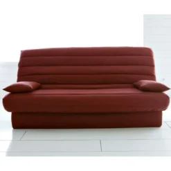 BecquetLot de 2 housses coussin accoudoir doudoune - Rouge Brique