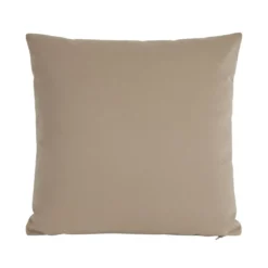 BecquetLot de 2 housses coussin en microfibre beige - ROYALE