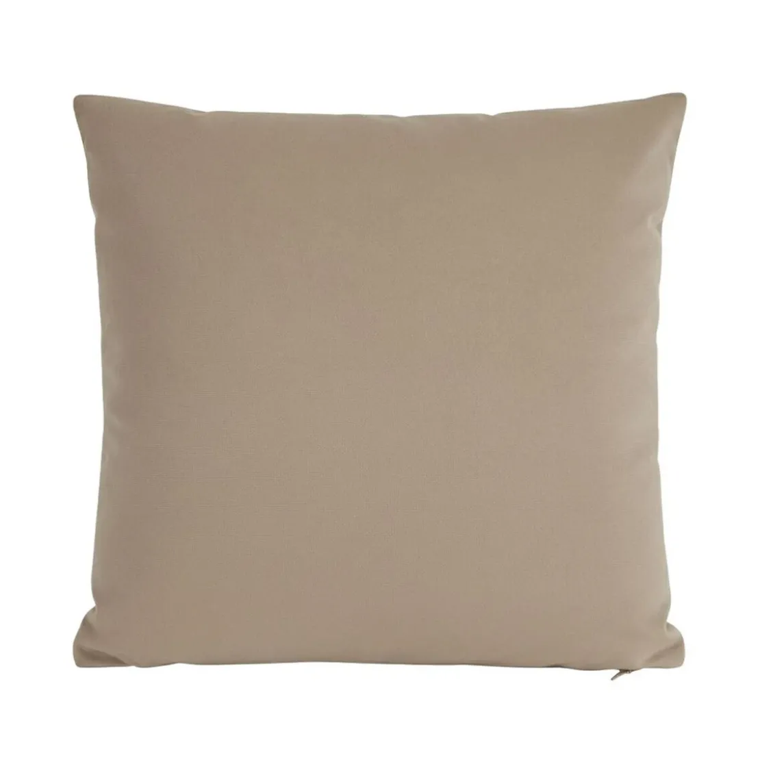BecquetLot de 2 housses coussin en microfibre beige - ROYALE