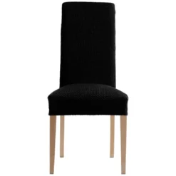 BecquetLot de 2 housses de chaise bi-extensibles CORA BI - noir