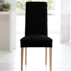 BecquetLot de 2 housses de chaise bi-extensibles CORA BI - noir