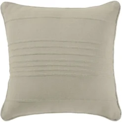 BecquetLot de 2 housses de coussin, ou d'oreiller en coton ORION - blanc ivoire