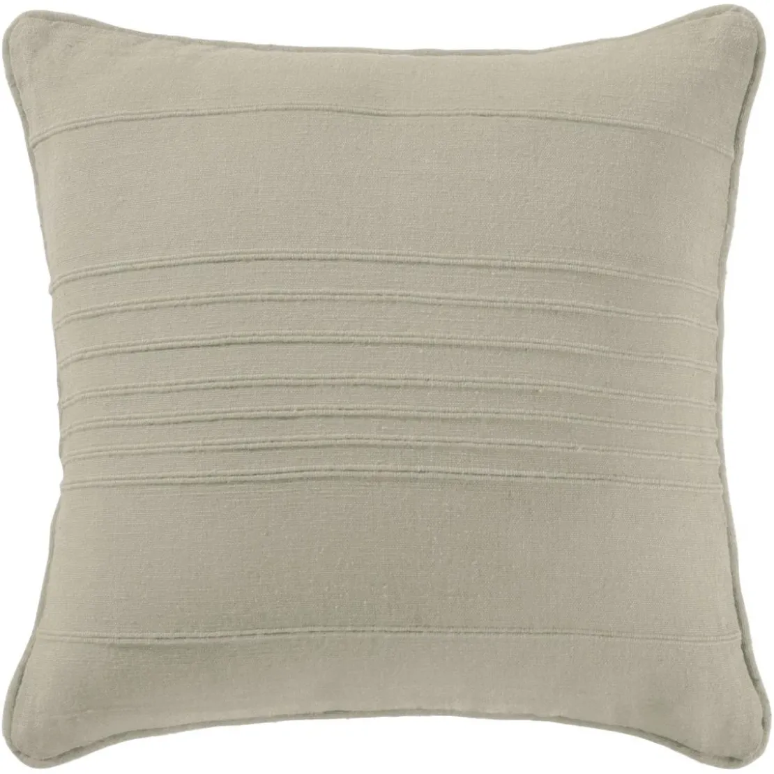 BecquetLot de 2 housses de coussin, ou d'oreiller en coton ORION - blanc ivoire