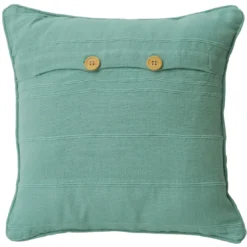 BecquetLot de 2 housses de coussin, ou d'oreiller en coton ORION - vert céladon