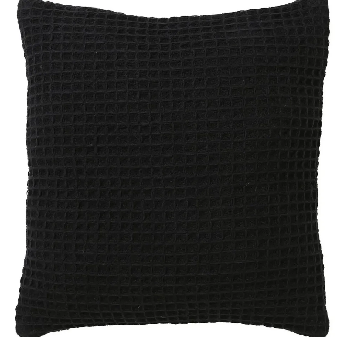 BecquetLot de 2 housses de coussin en coton nid d'abeille gris anthracite - FEROE