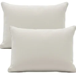 BecquetLot de 2 housses de coussin en polyester effet velours beige grège - GALENA CLIC