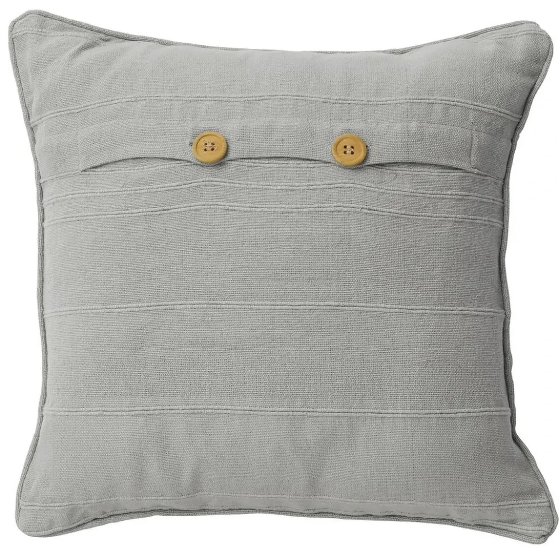 BecquetLot de 2 housses de coussin en coton gris - ORION