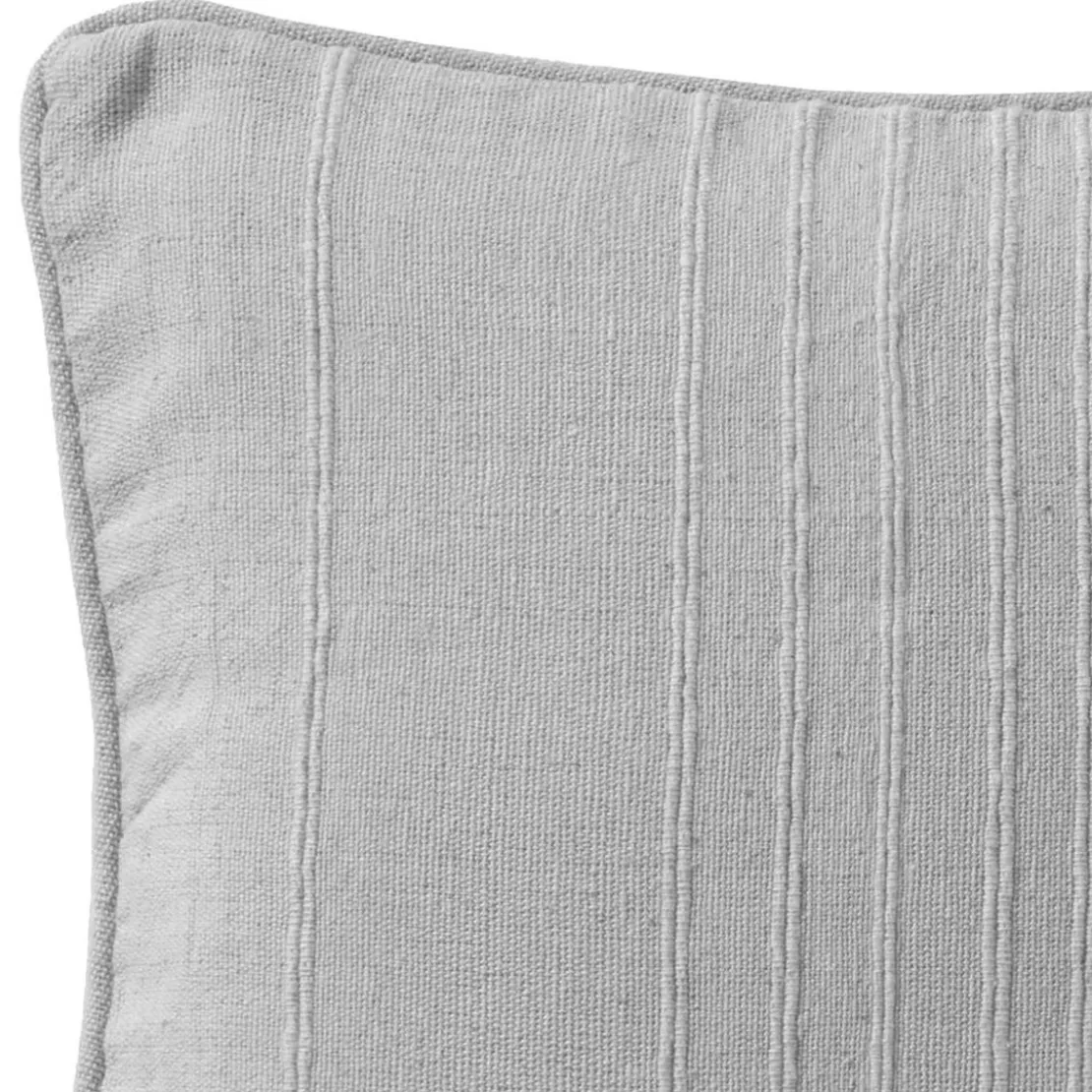 BecquetLot de 2 housses de coussin en coton gris - ORION