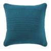 BecquetLot de 2 housses de coussin ou d'oreiller en coton bleu canard - ORION