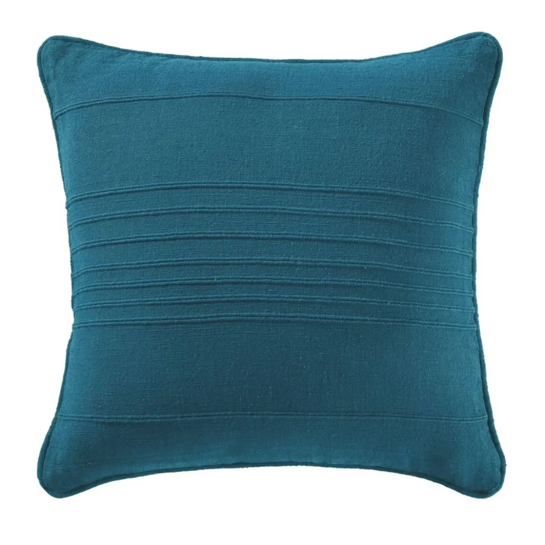 BecquetLot de 2 housses de coussin ou d'oreiller en coton bleu canard - ORION