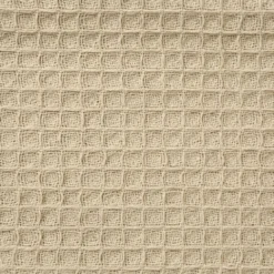 BecquetLot de 2 housses de coussin en coton nid d'abeille beige crème - FEROE