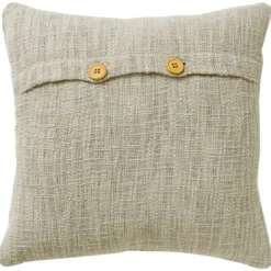 BecquetLot de 2 housses de coussin en coton beige - TABATA