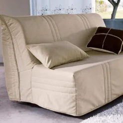 BecquetLot de 2 housses de coussin KEVARA - beige chiné