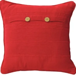 BecquetLot de 2 housses de coussin en coton rouge - ORION