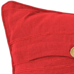 BecquetLot de 2 housses de coussin en coton rouge - ORION