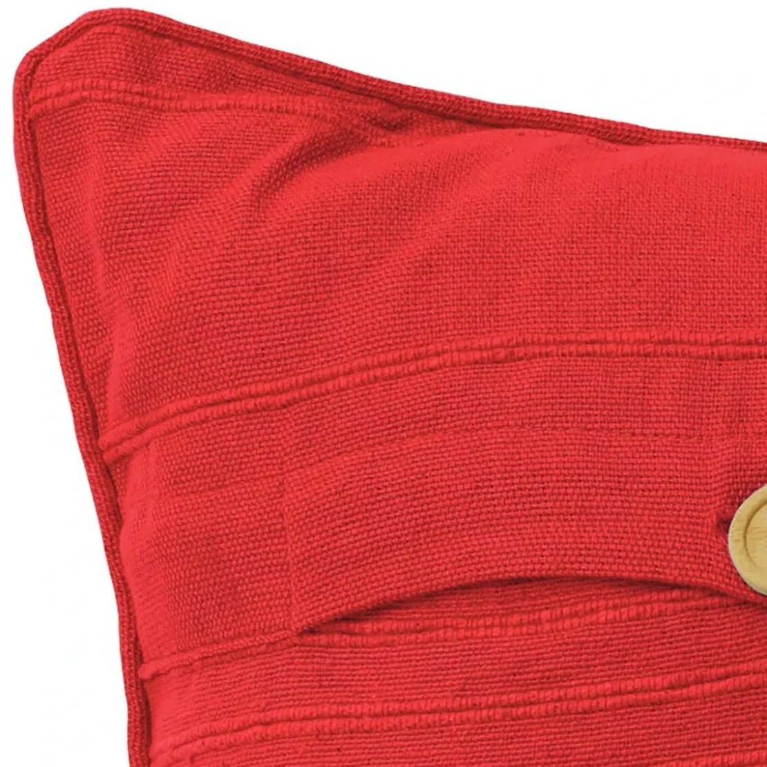 BecquetLot de 2 housses de coussin en coton rouge - ORION