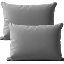 BecquetLot de 2 housses de coussin GALENA CLIC - gris anthracite