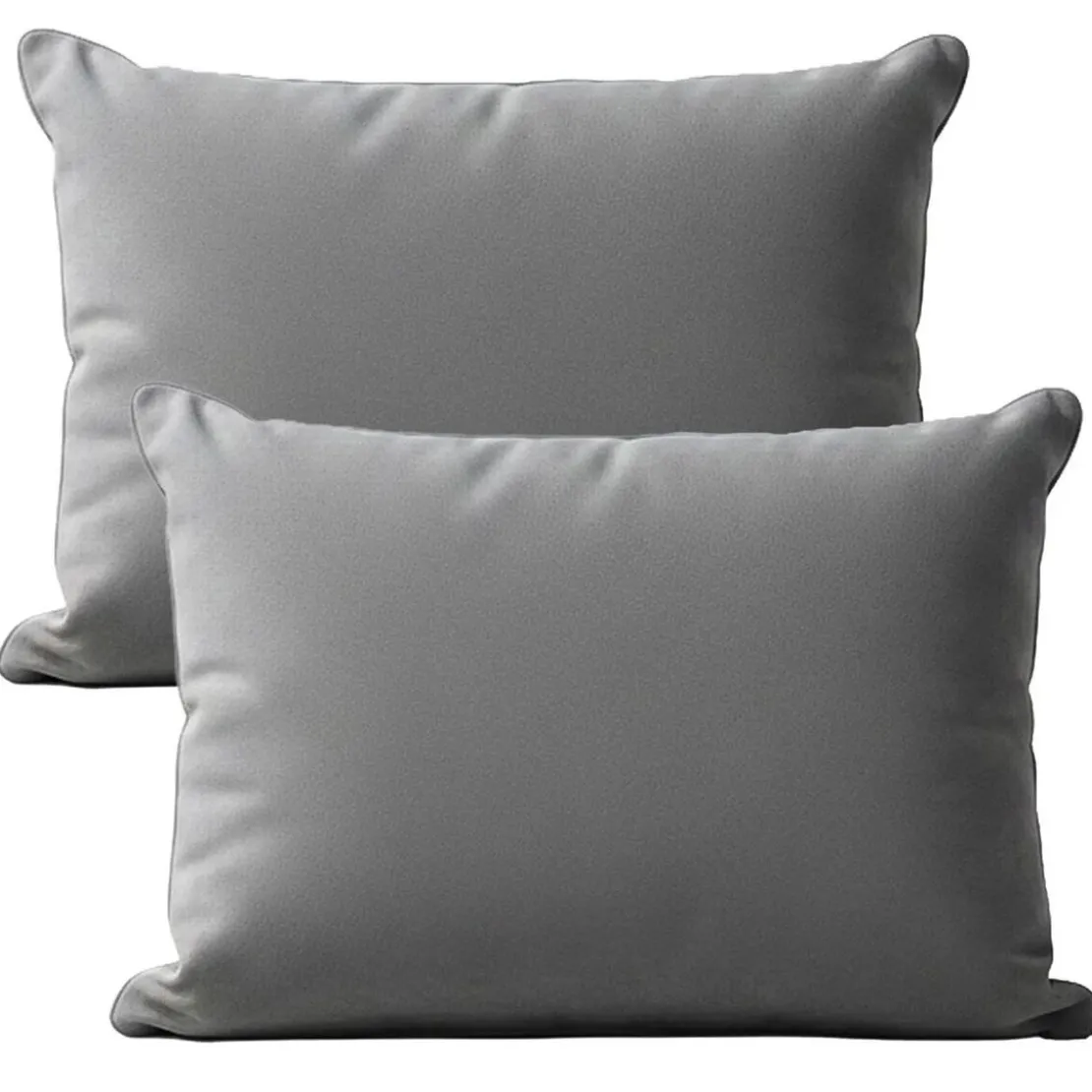 BecquetLot de 2 housses de coussin GALENA CLIC - gris anthracite