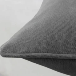 BecquetLot de 2 housses de coussin GALENA CLIC - gris anthracite