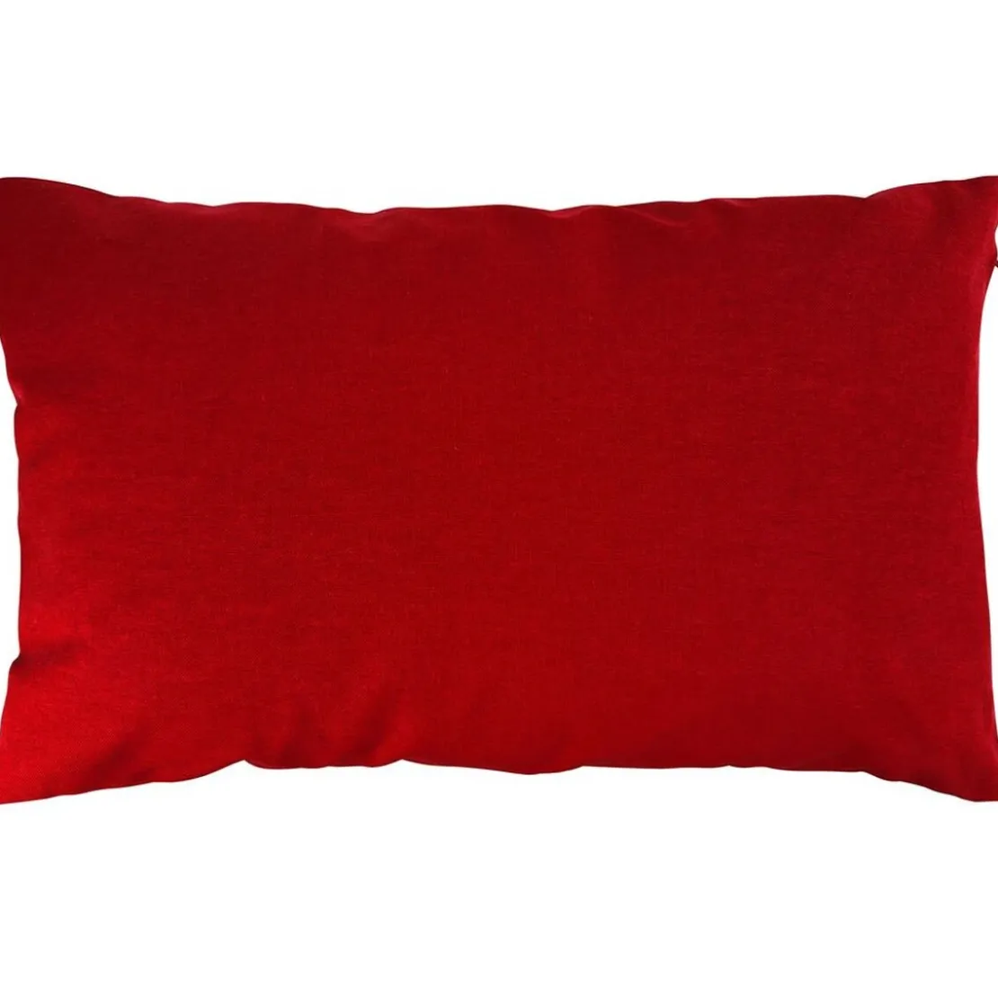 BecquetLot de 2 housses de coussin unies rectangulaires - Rouge
