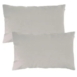 BecquetLot de 2 housses de coussin KEVARA - gris chiné