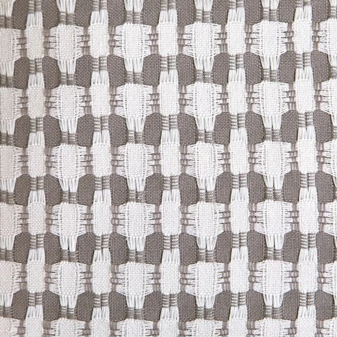 BecquetLot de 2 housses de coussin en coton beige grisé - MORGANS