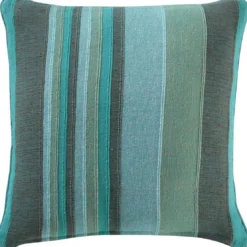 BecquetLot de 2 housses d'oreiller ou de coussin en coton bleu turquoise - ORIONA