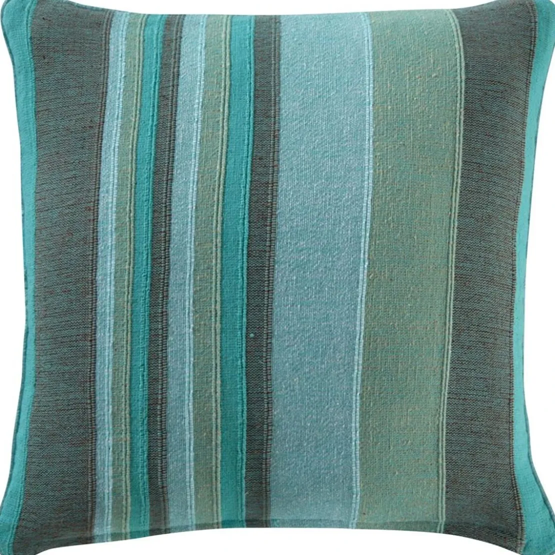 BecquetLot de 2 housses d'oreiller ou de coussin en coton bleu turquoise - ORIONA