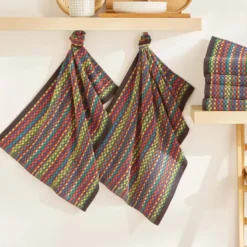 BecquetLot de 3 ou de 6 Essuie-mains 50x80 AIGNAN - multicolore