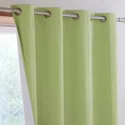 BecquetLot de 2 rideaux ROSEW L135xH180 vert amande