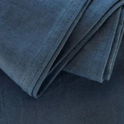 BecquetLot de 4 Serviette de table 45 x 45 cm NAP.COTOLINEN - bleu orage