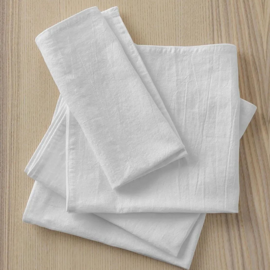 BecquetLot de 4 Serviette de table 45 x 45 cm NAP.COTOLINEN - blanc