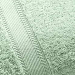 BecquetLot de 2 serviettes de toilette en coton prélavé 420 g/m² CLAIRE - vert jade
