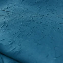 BecquetLot de 3 serviettes de table en polyester bleu orage effet froissé - FONTANA