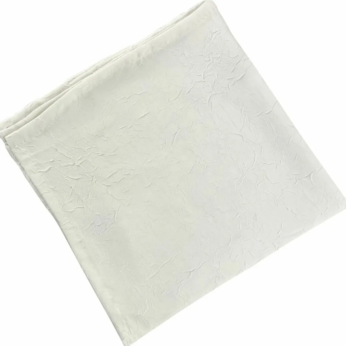 BecquetLot de 3 serviettes de table en polyester naturel effet froissé - FONTANA