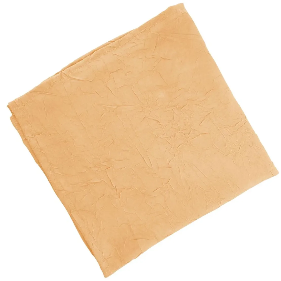 BecquetLot de 3 serviettes de table en polyester beige sable effet froissé - FONTANA