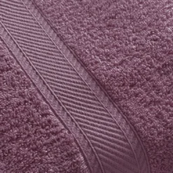 BecquetLot de 2 serviettes unies lauréat 420g/m2 - Violet