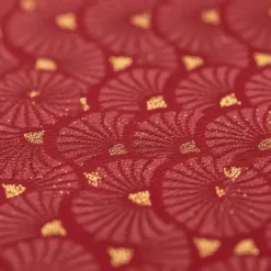 BecquetLot de 3 servietttes de table jacquard MANDARA - bordeaux