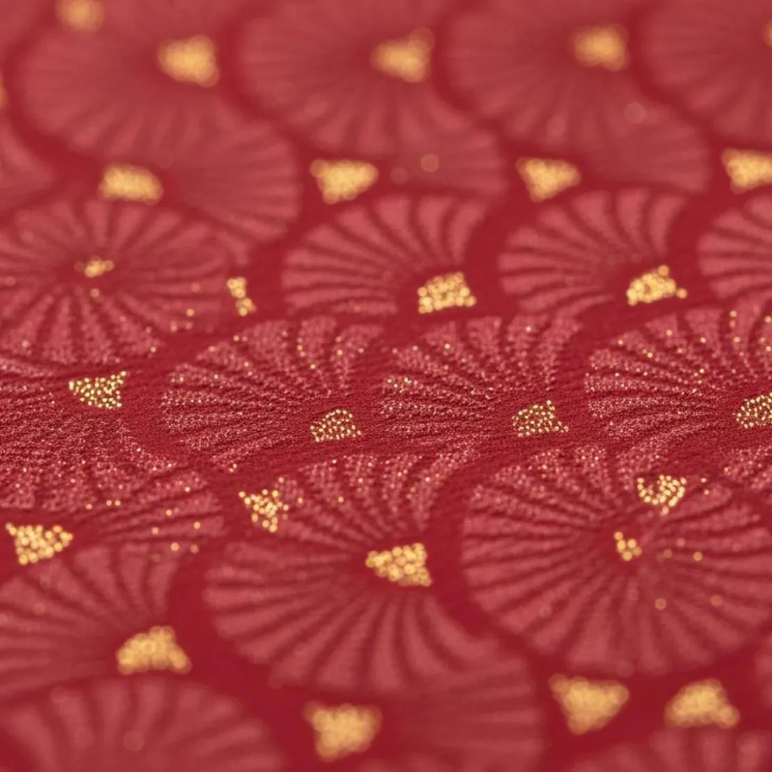 BecquetLot de 3 servietttes de table jacquard MANDARA - bordeaux