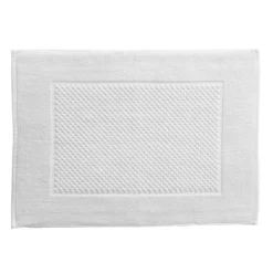 BecquetLot de 2 tapis de bain coton 800 g/m² GALAXI - blanc