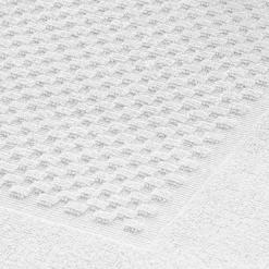 BecquetLot de 2 tapis de bain coton 800 g/m² GALAXI - blanc