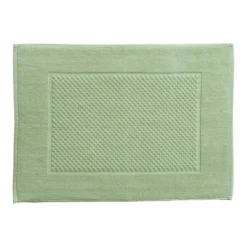 BecquetLot de 2 tapis de bain coton 800 g/m² GALAXI - vert jade