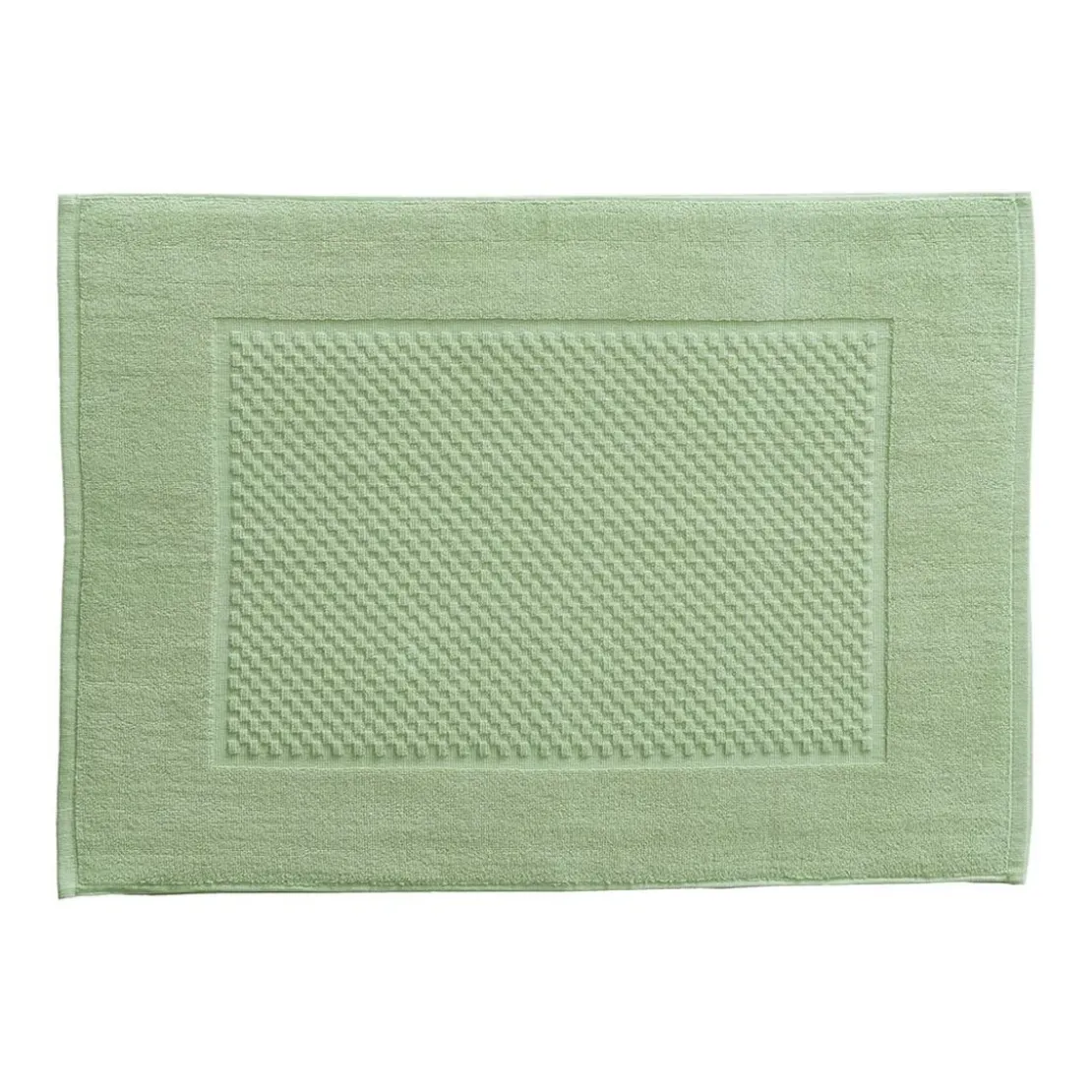 BecquetLot de 2 tapis de bain coton 800 g/m² GALAXI - vert jade