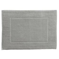BecquetLot de 2 tapis de bain coton 800 g/m² GALAXI - gris galet