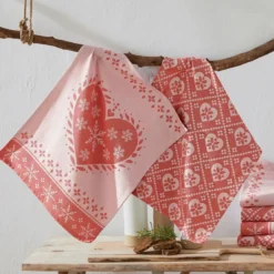 BecquetLot de 2 Torchons en Coton Beige CHALTO