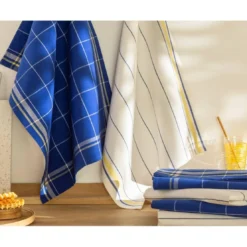 BecquetLot de 6 torchonsPOULAIN multicolore en coton