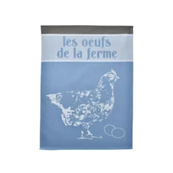 BecquetLot de 3 Torchons POULETTE Bleu