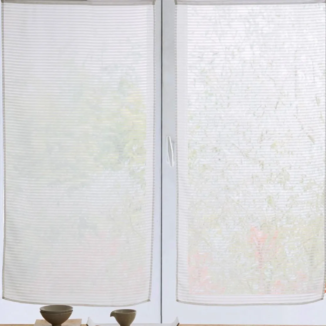BecquetLot de 2 voilages blanc en polyester AZUREL blanc